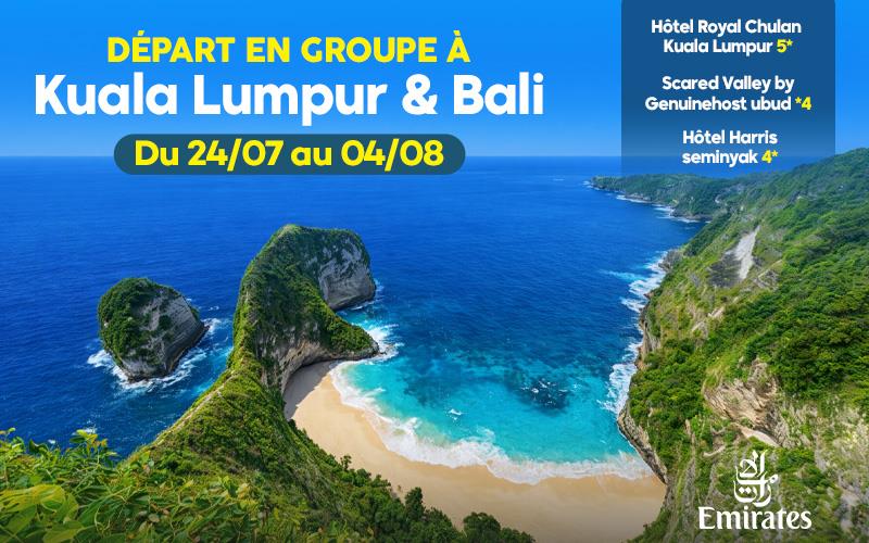 Départ en Groupe Kuala Lumpur & Bali