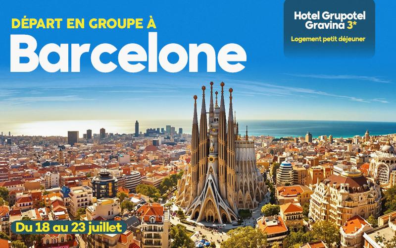 Départ en Groupe à Barcelone